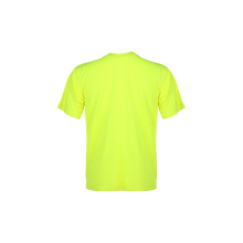 Vestuário de trabalho de alta visibilidade T-shirt de cores fluorescentes para o trabalho